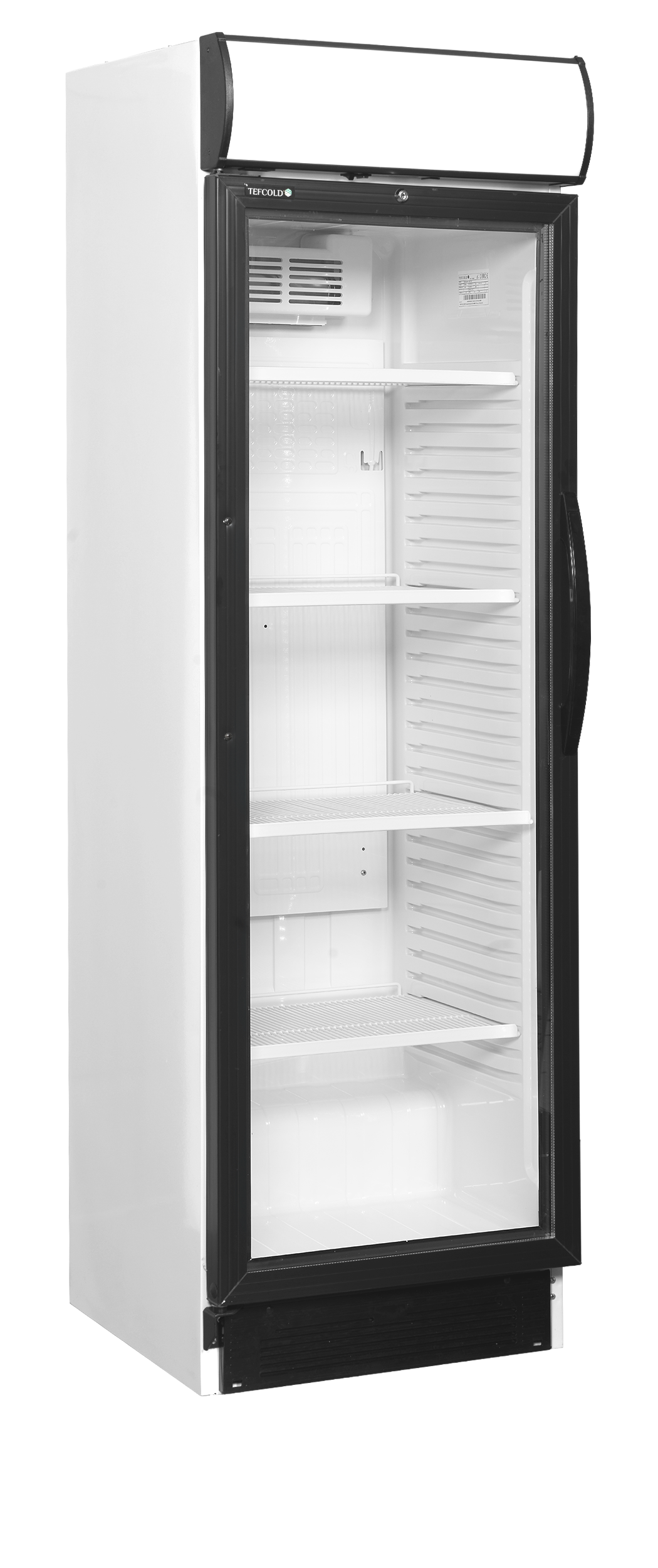 TEFCOLD CEV425CP 2 LED L/H Flessenkoeler, links scharnierend