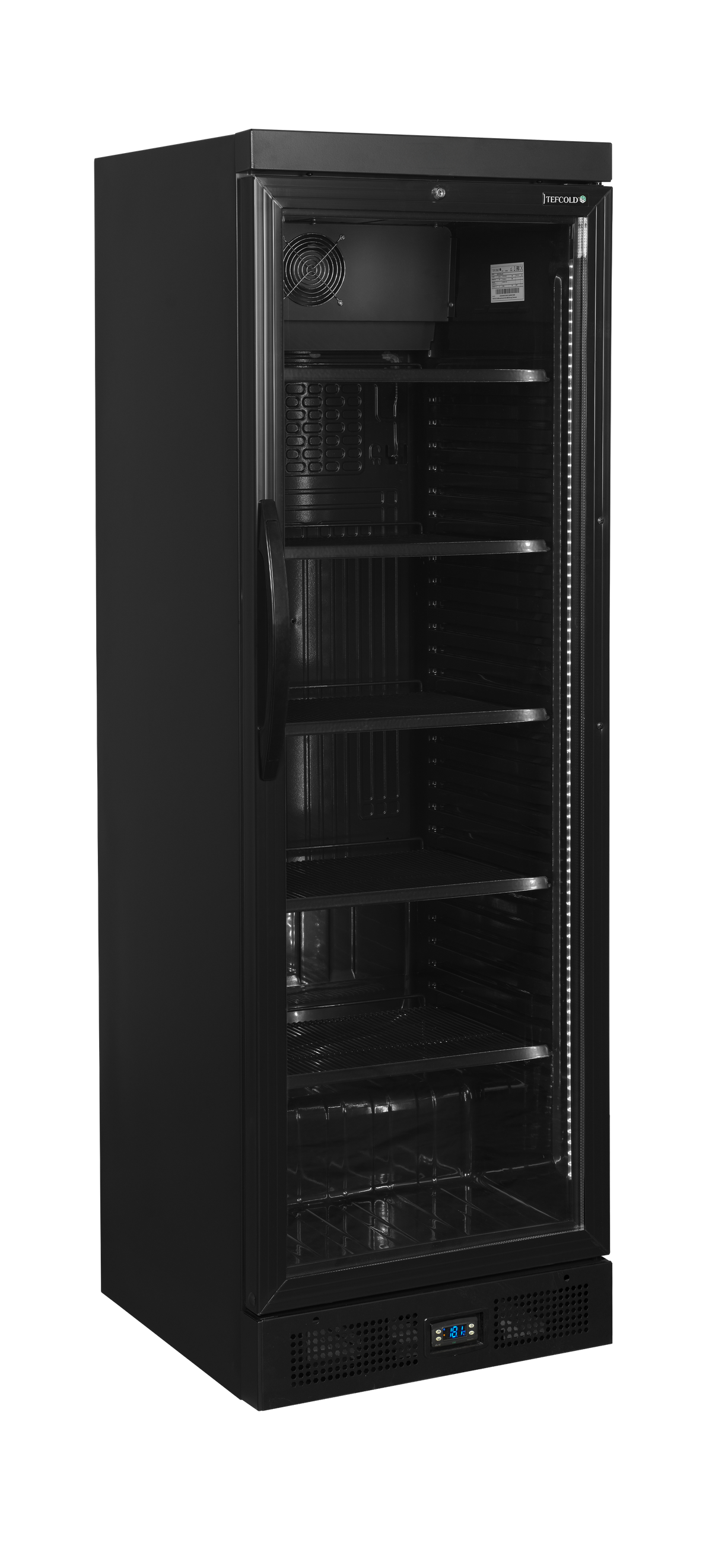 TEFCOLD CEV435 BLACK Zwarte flessenkoeler