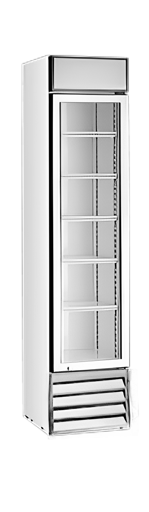 ARV165 Drankenkoeling smal - Glasdeur