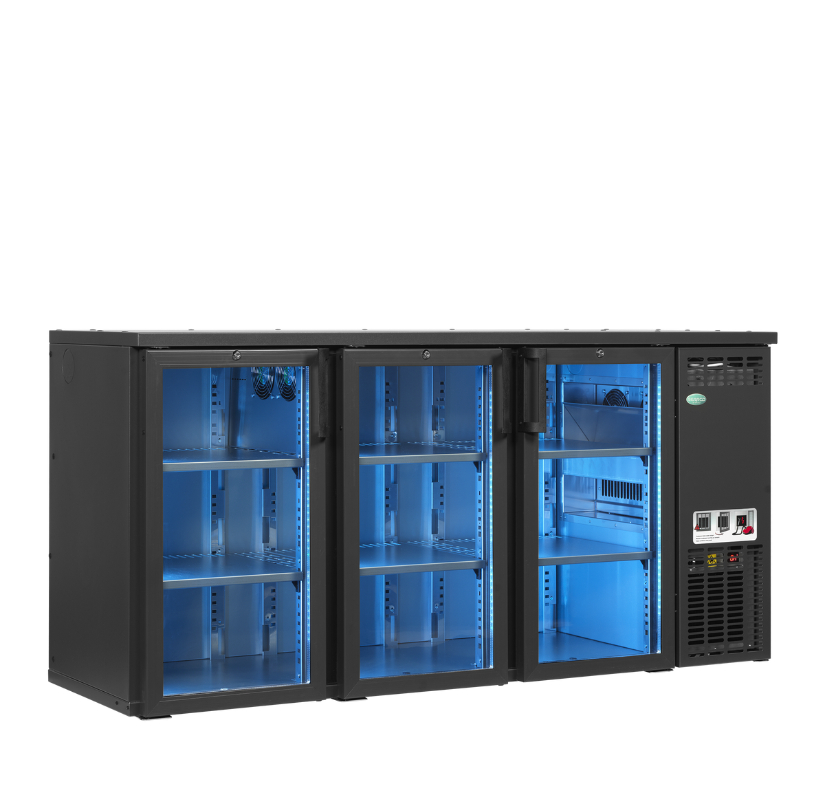 Serrco by TEFCOLD SCL-222GMU+ Hoogwaardige barkoeler